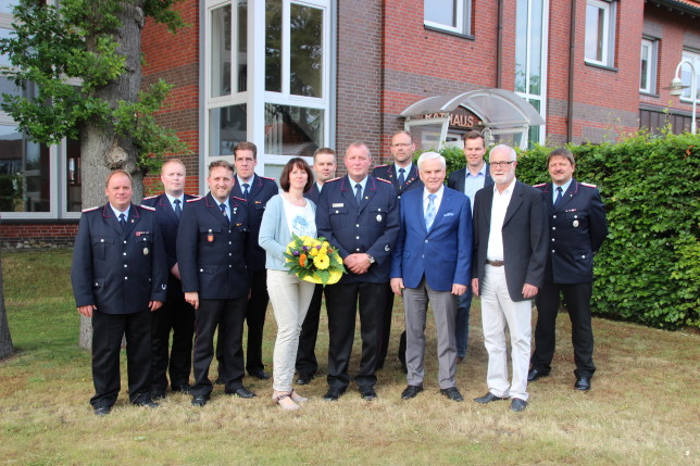 25.06.2015 - Rolf Tebben zum Gemeindebrandmeister ernannt